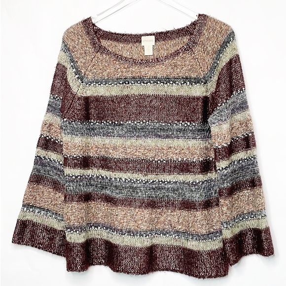 Chico's Textured Sweater (2/Large) - Picture 4 of 9